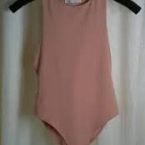 Pink Sleeveless Bodysuit
